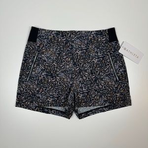Athleta Trekkie North Short Women US Size 8 Abstract Multicolor Print Hiking NWT